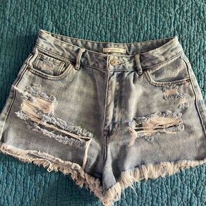 PACSUN high rise festival shorts sz 28